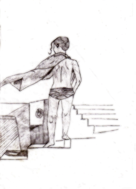 Woman on Stairs