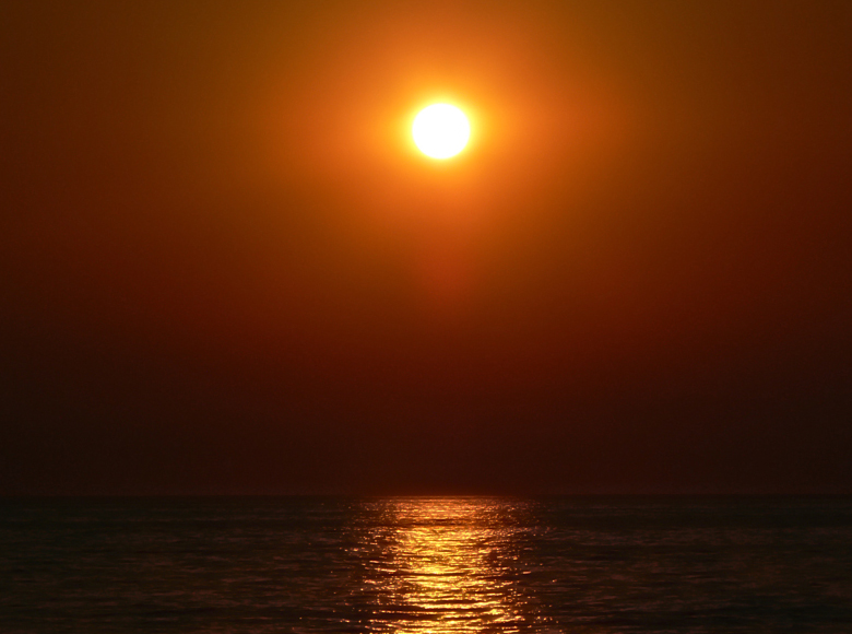 Blood-Red Sunset